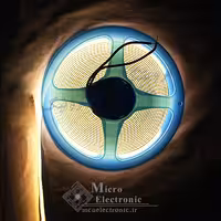 نواری COB تراکم 320 آفتابی 12 ولت رول 5 متری