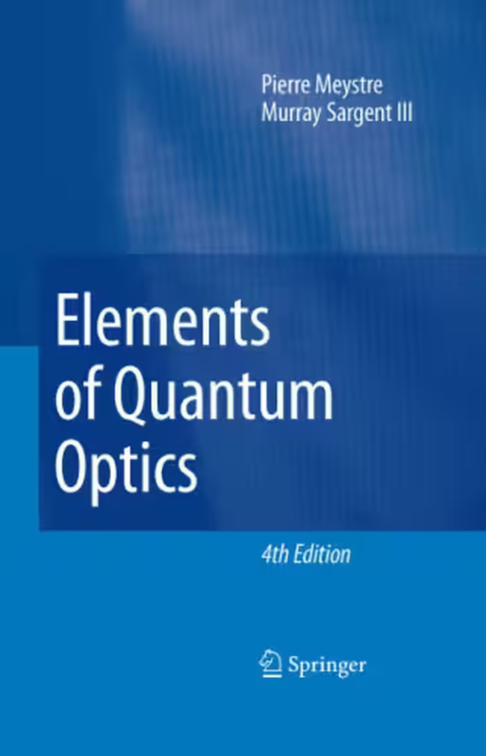 خرید و دانلود نسخه کامل کتاب Elements of quantum optics