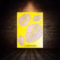 شابلون استنسیل ابعاد 35*25 کد HND 115