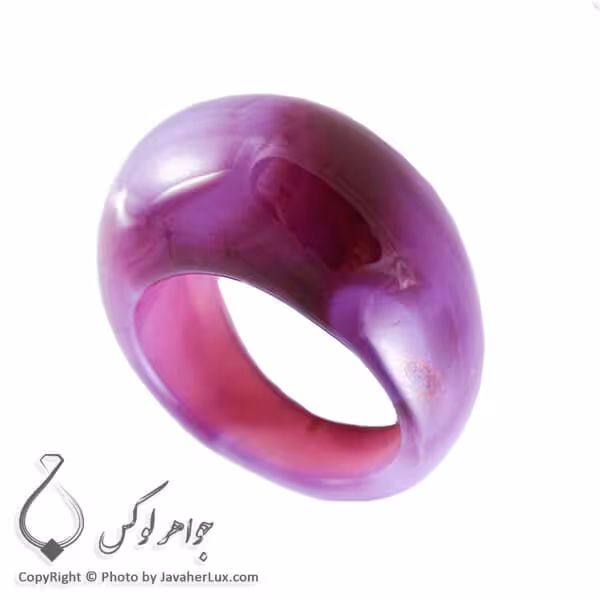 انگشتر سنگ عقیق سلیمانی _ کد : 400082