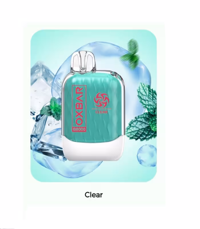 پاد یکبار مصرف 8000 پاف او ایکس بار OXBar نعنا و یخ