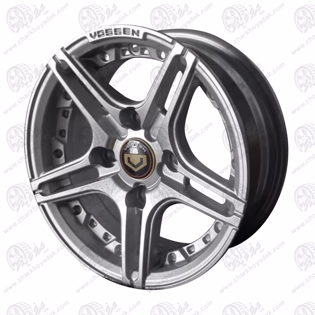 رینگ اسپرت سایز 13 ووسن کد 053 نقره ای اروند ( انواع پراید )