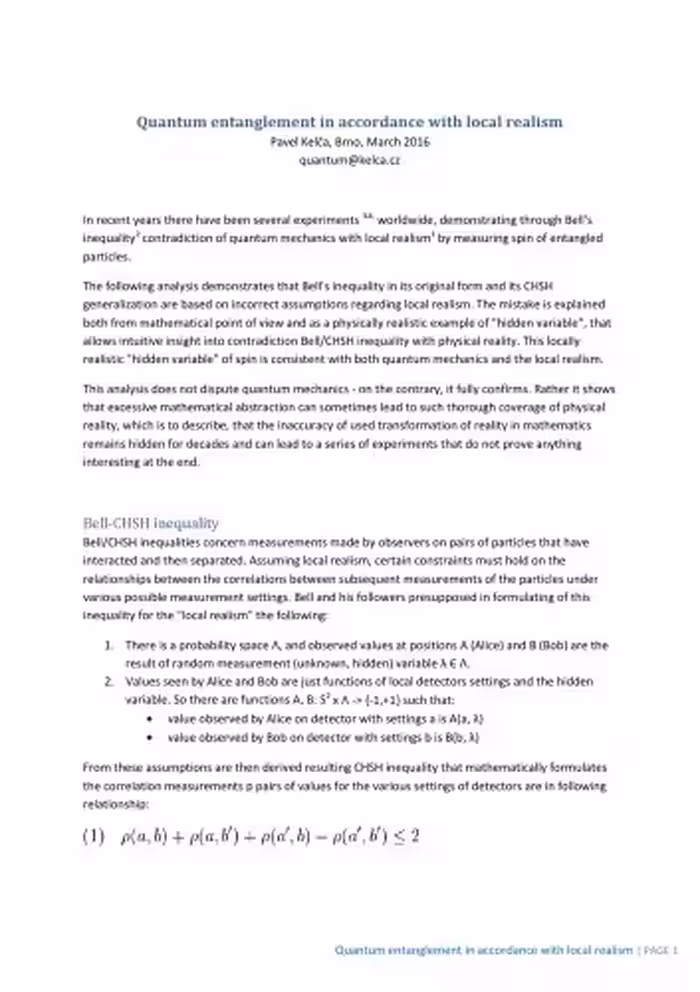 خرید و دانلود نسخه کامل کتاب Quantum entanglement in accordance with local realism