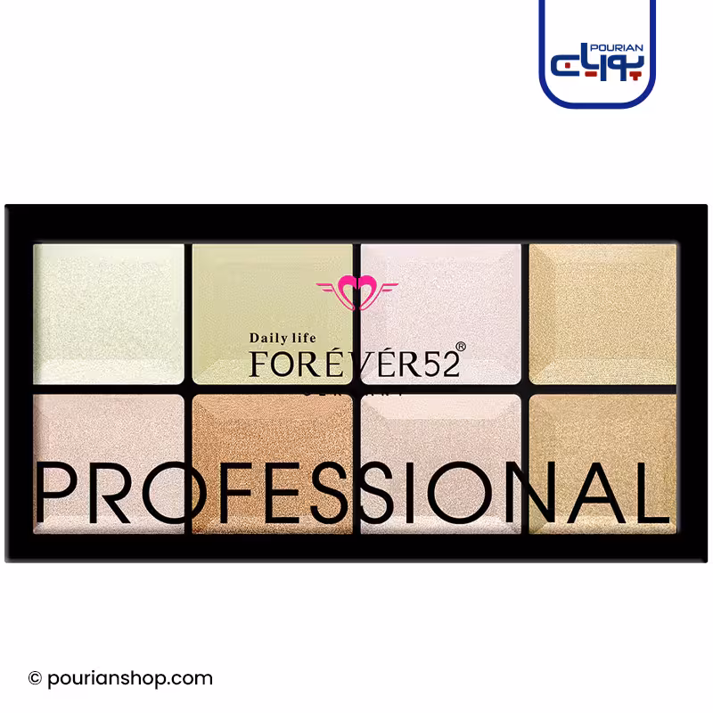 پالت هایلایتر 8 رنگ فور اور 52