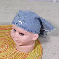 دستمال سر جین پروانه