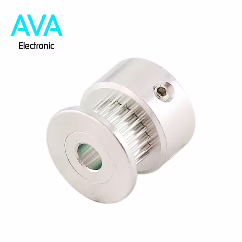 پولی 20 دندانه GT2 مخصوص پرینتر سه بعدی شفت 5 میلیمتری