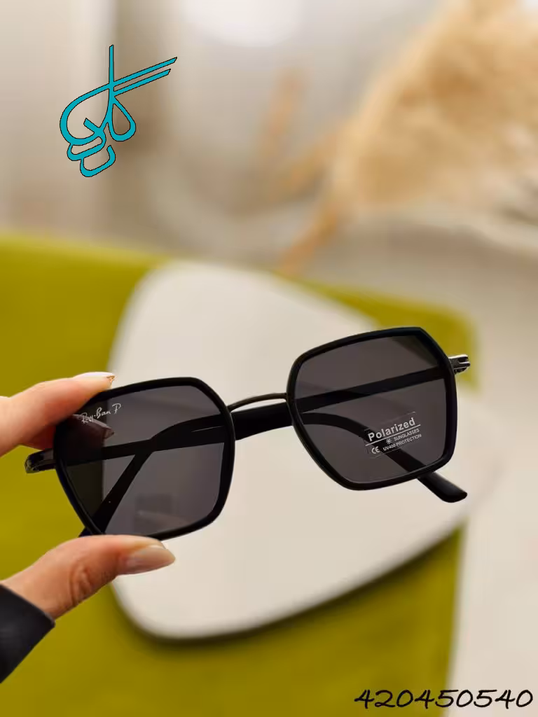 خرید عینک اسپرت برند RayBan دارای استاندارد UV400 پلارایز فرم فلزی همراه کاور و دستمال کد 2415211 - ردگل