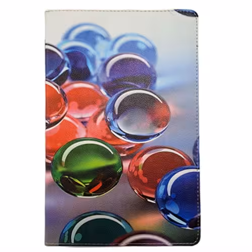 کیف طرحدار (با قاب اصلی) تیله رنگی | تبلت سامسونگ Tab S6 Lite (P610-P615 -P613-P619-P620-P625)