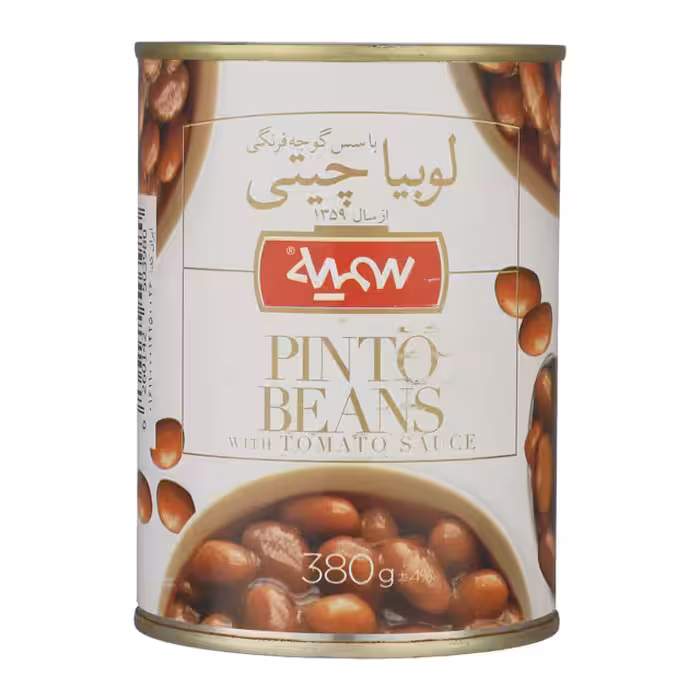 کنسرو لوبیا چیتی سمیه 380 گرمی