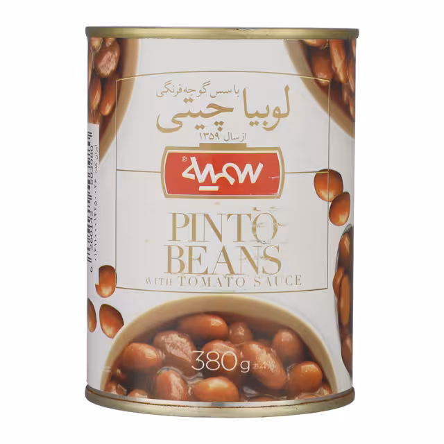 کنسرو لوبیا چیتی سمیه 380 گرمی