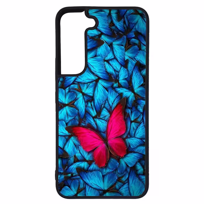 کاور طرح پروانه کد G-089 مناسب برای گوشی موبایل سامسونگ Galaxy S22 | دیجی قاب دونی