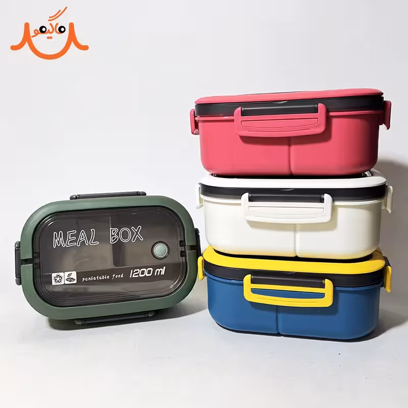 ظرف غذا 2 طبقه حجم 1200 میلی لیتر