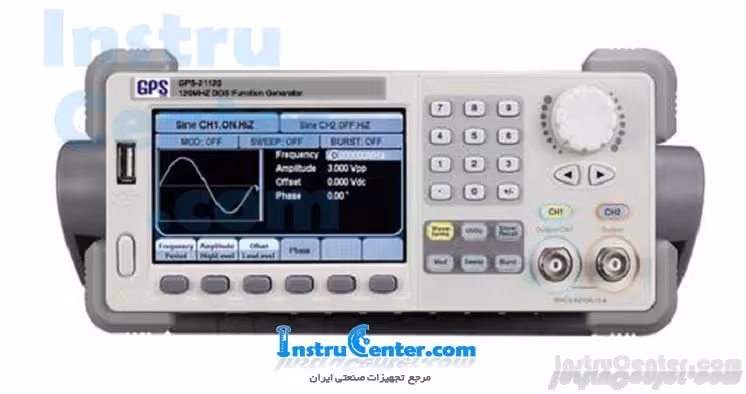 فانکشن ژنراتور رومیزی حرفه ای 120MHZ مدل GPS-21120 ساخت GPS
