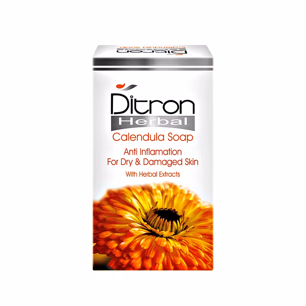 صابون کالاندولا دیترون مناسب پوست های خشک و آسیب دیده