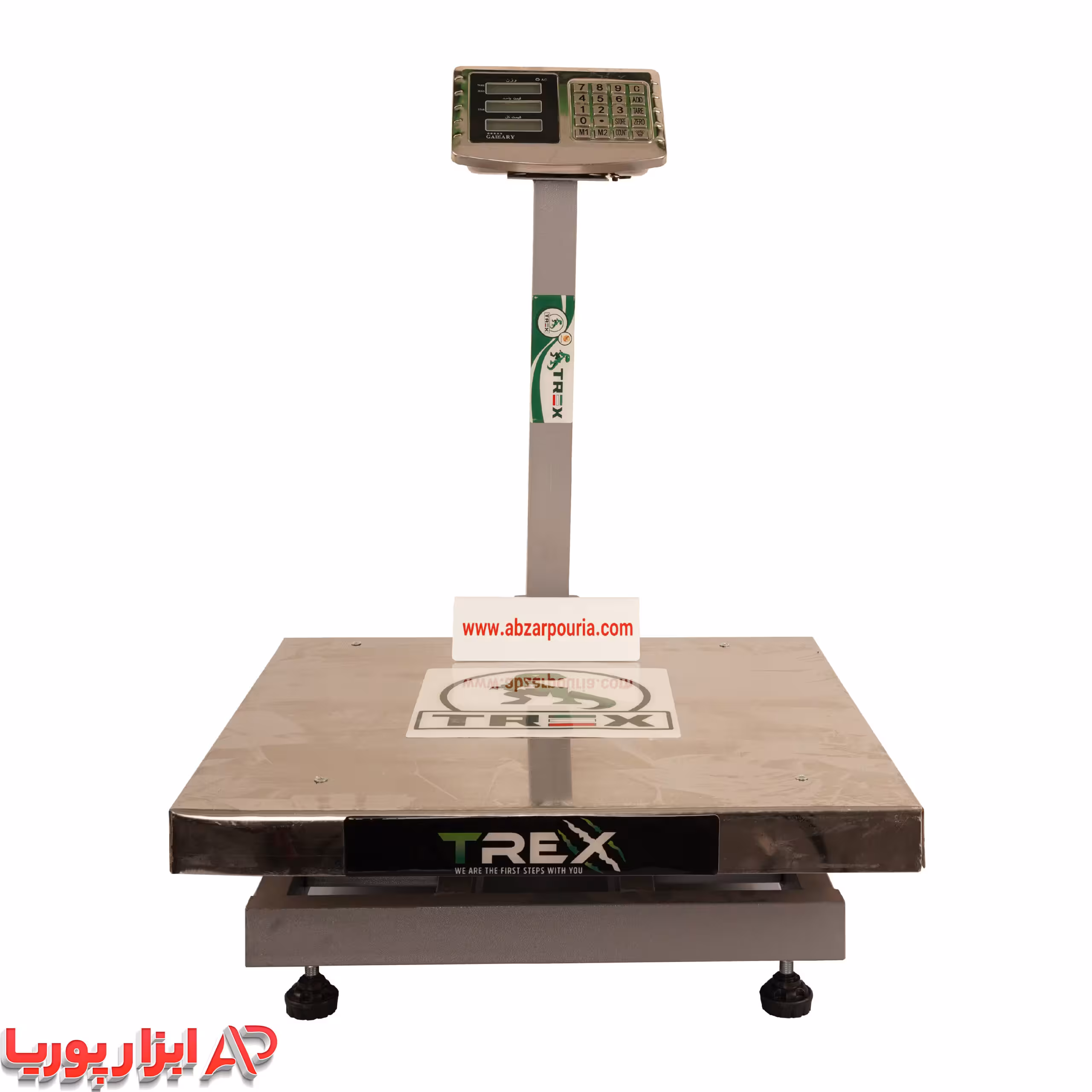 باسکول 600 کیلویی کمری بدنه تیرکس استیل 60*60