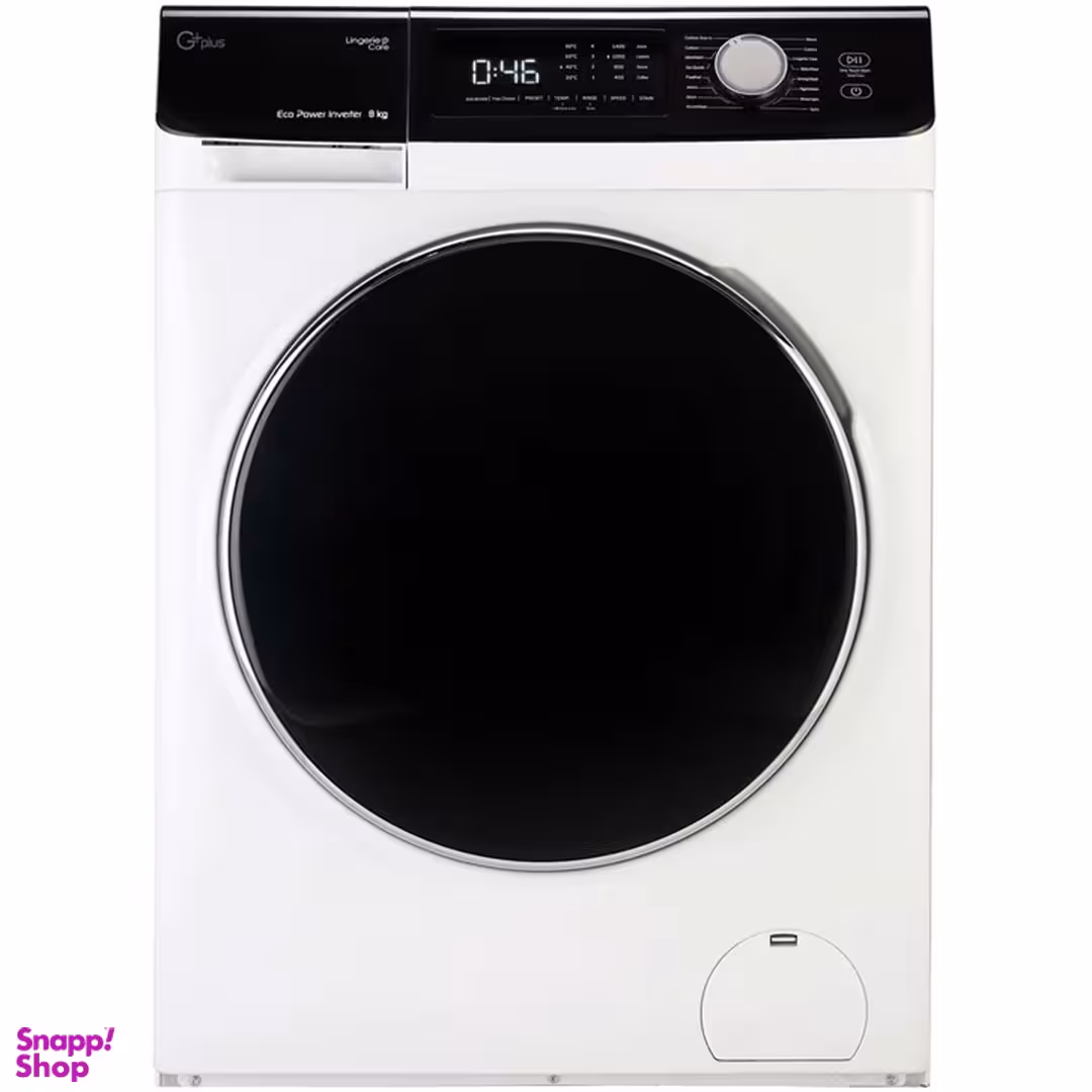 ماشین لباسشویی جی پلاس مدل GWM-M8540W ظرفیت 8 کیلوگرم