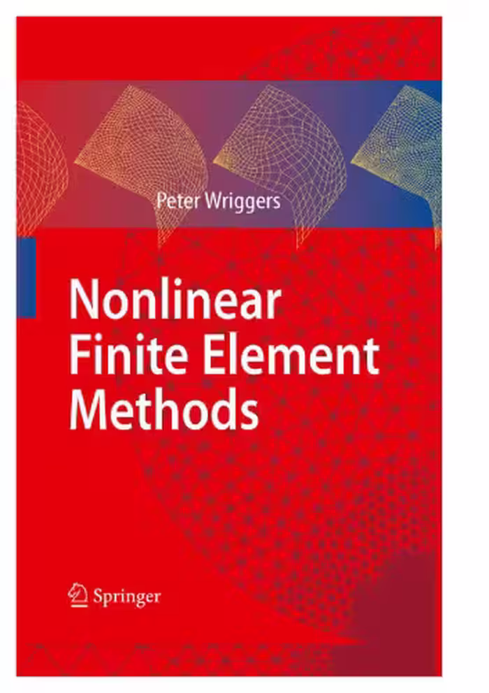 خرید و دانلود نسخه کامل کتاب Nonlinear finite element methods