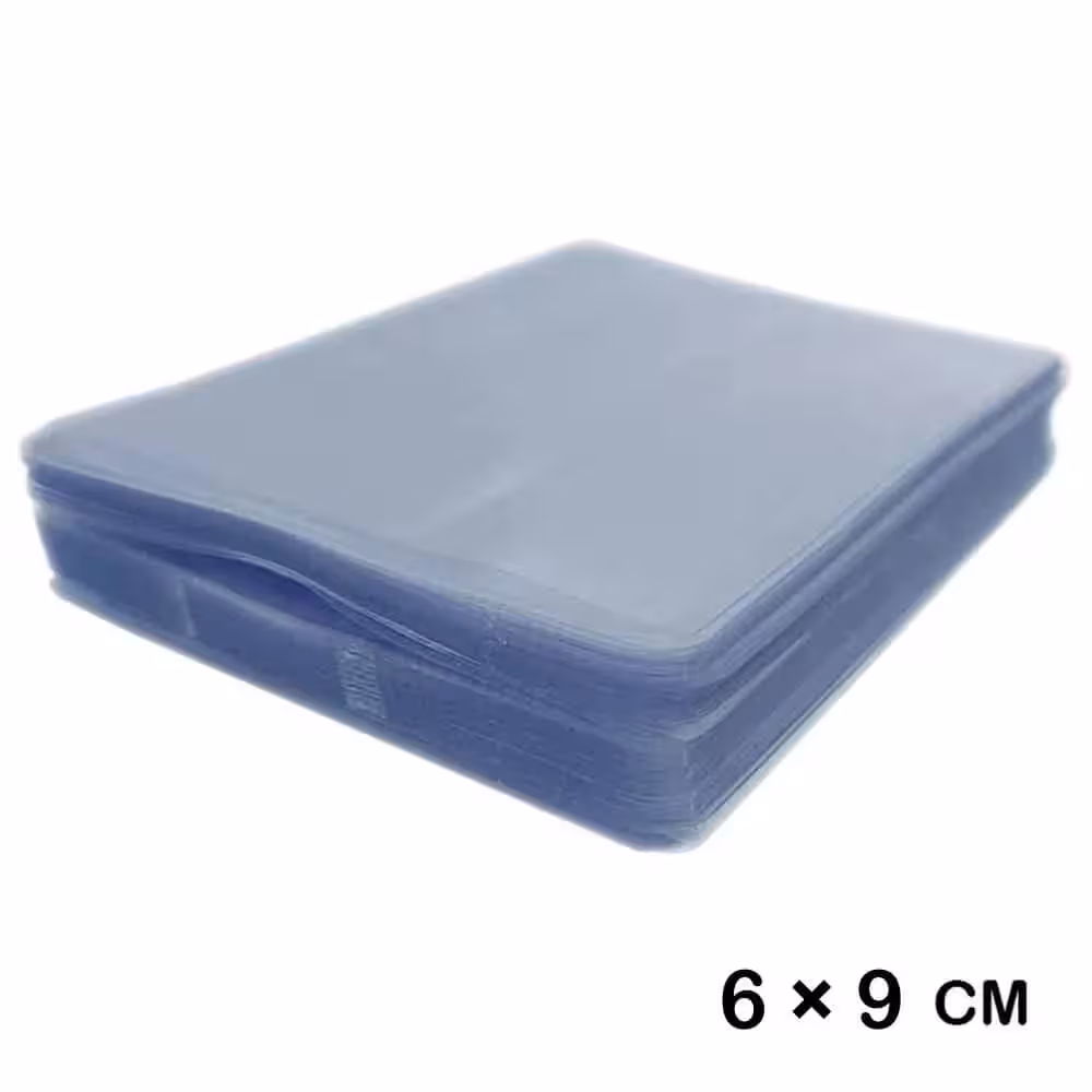 کاور پلاستیکی کارت سایز 6 × 9 سانتی متر بسته 100 عددی