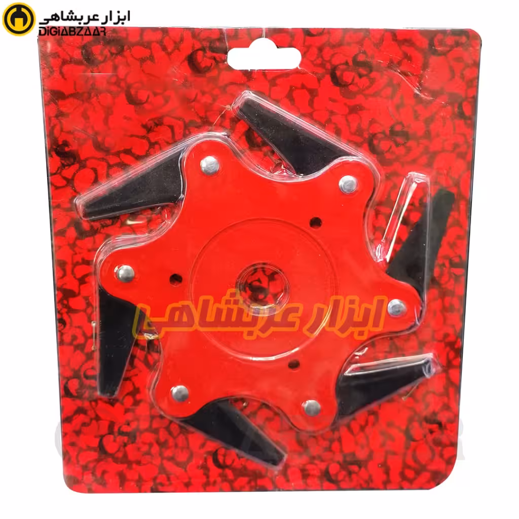 تیغه علف تراش 6 پر چرخشی