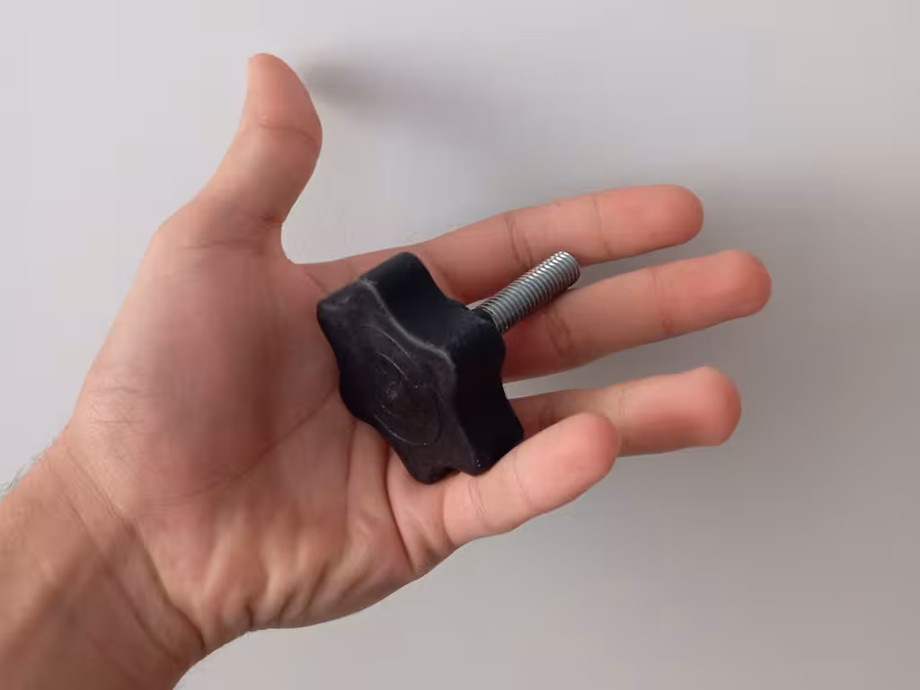 پیچ خروسکی فلکه ای 10 شش پر ارتفاع رزوه 40 mm