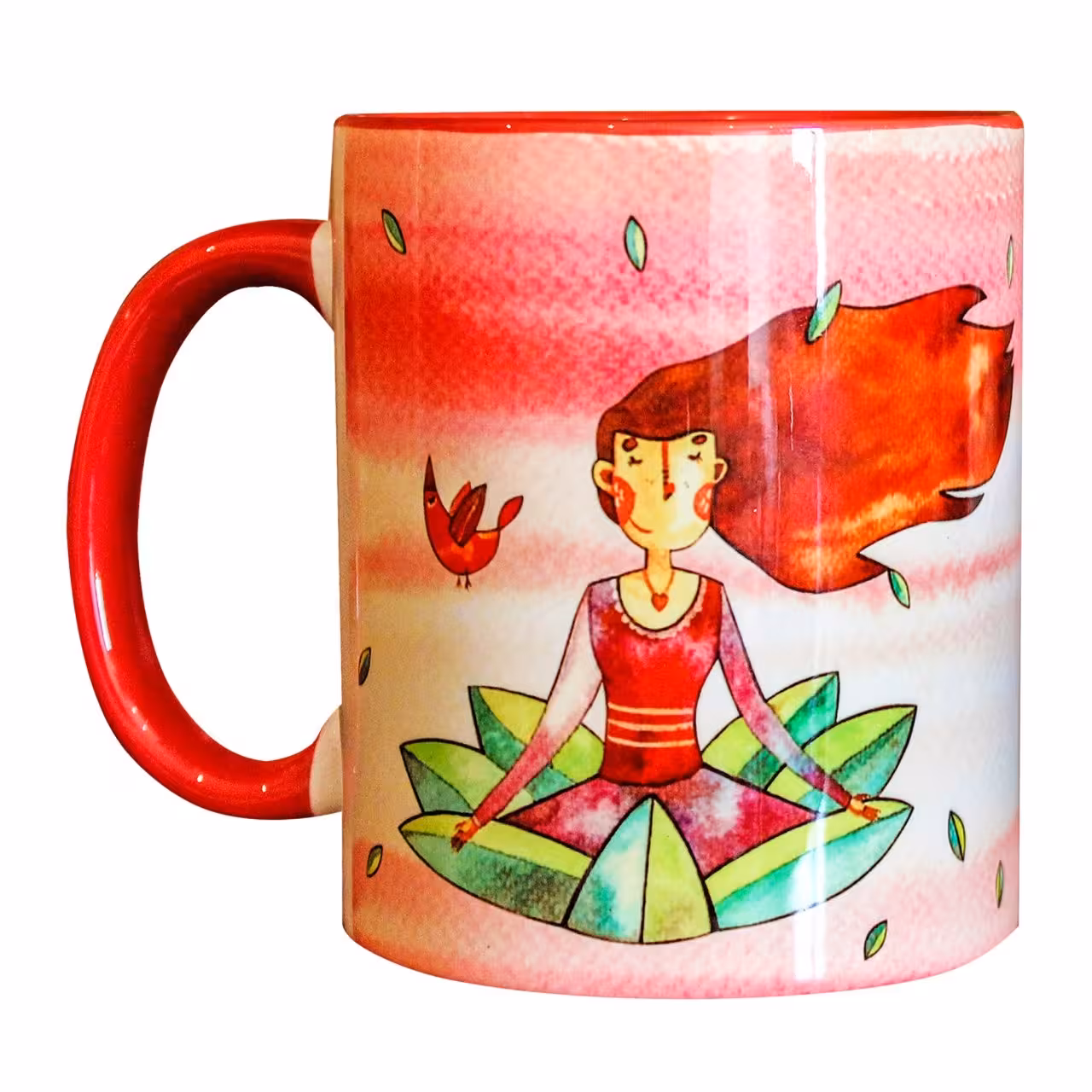 ماگ سرامیکی طرح یوگا