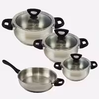 سرویس قابلمه 8 پارچه استیل یونیک کد 8771 (خارجی)