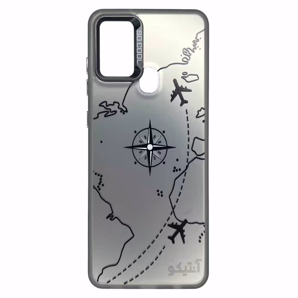 قاب So Cool اورجینال طرح قطب نما مناسب برای Samsung A21s-کد1135