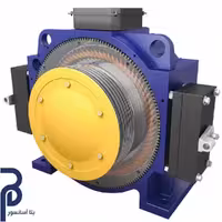 موتور آسانسور گیرلس آسانسور بشکه ای بلولایت 8 نفره سرعت 1.6 m/s