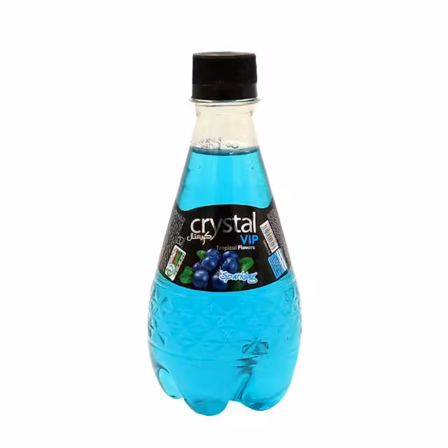 نوشیدنی گازدار بلو هاوایی کریستال 330 میلی لیتری
