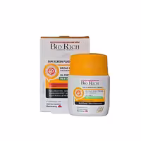 کرم ضد آفتاب بژ روشن بایوریچ مدل Sunrich مناسب پوست چرب و مستعد آکنه با  SPF 50 حجم 40میل