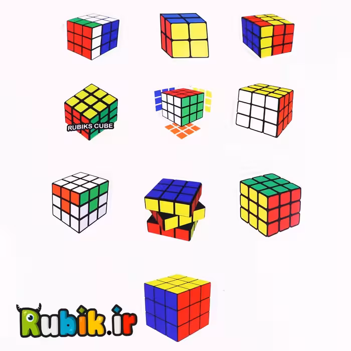 پک استیکر روبیکی 10 تایی هارمونی Cube Pattern Graffiti Stickers set(50pcs)