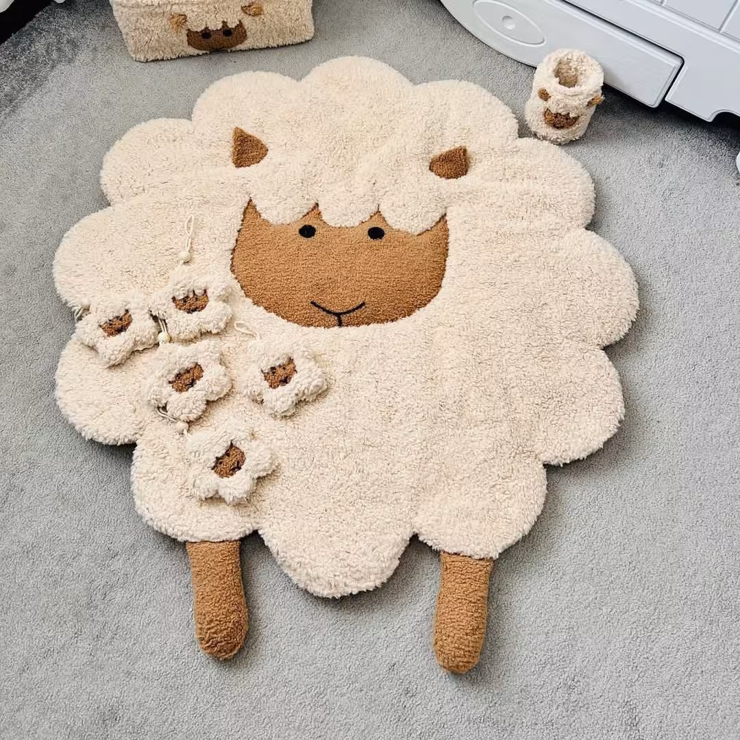 فرشینه فانتزی اتاق کودک سایز90 سانت