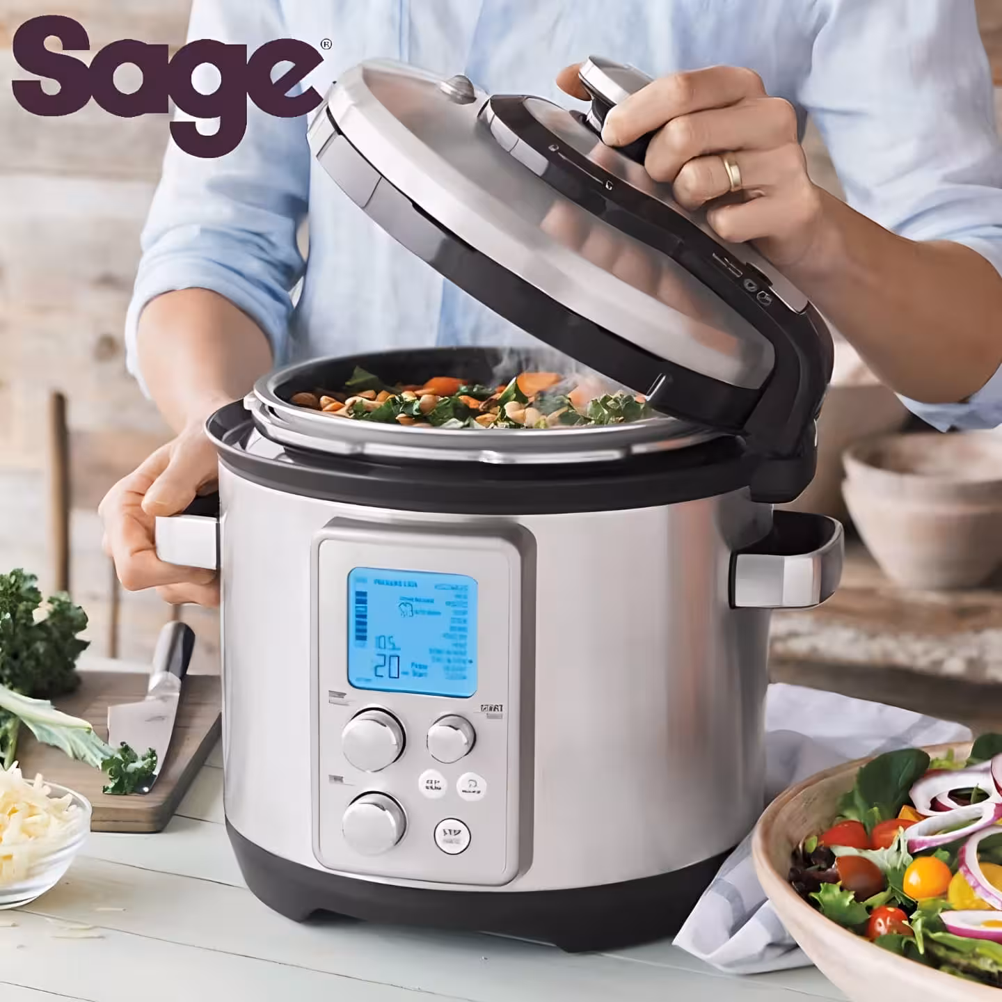 مولتی کوکر فوق پیشرفته سیج برند Sage مدل BPR700BSS