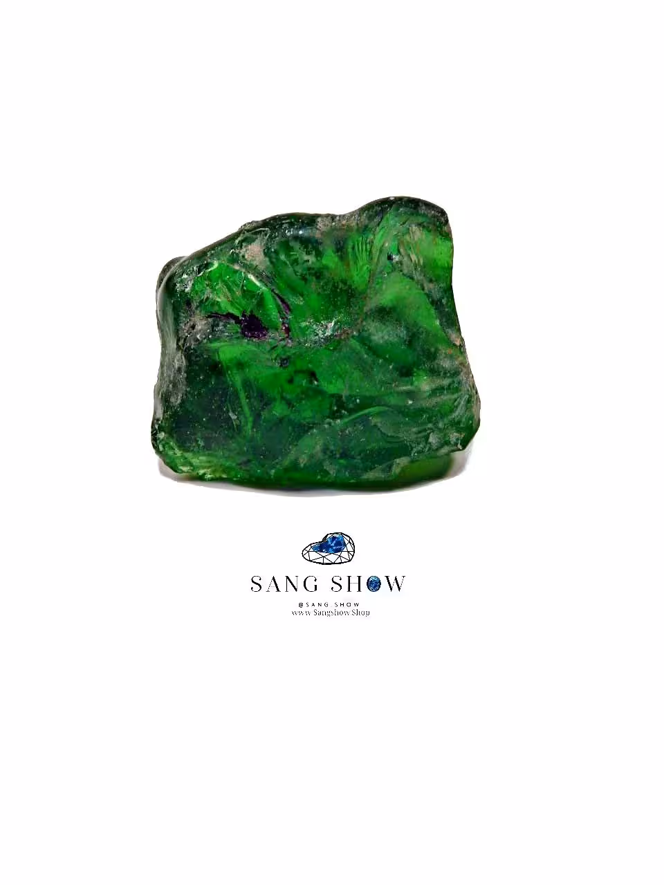 سنگ ابسیدین سبز نچرال نمونه استثنایی و اصل و معدنی S1415