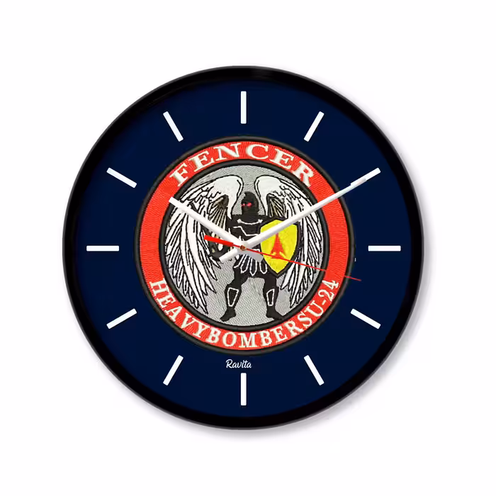 ساعت‌ دیواری رومیزی راویتا طرح نیرو هوایی کد 3337