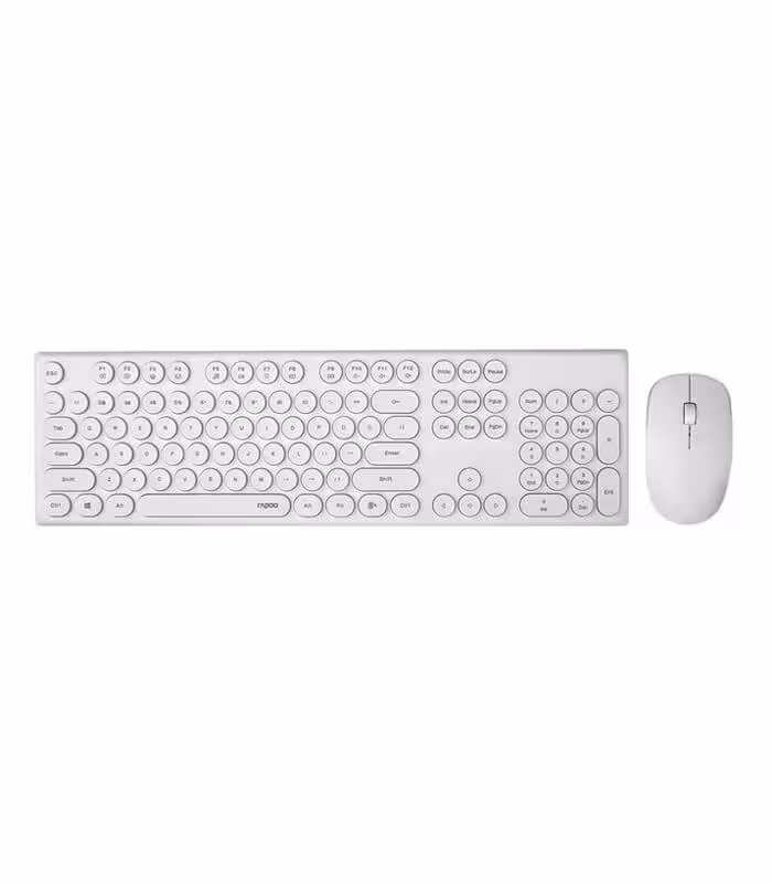 کیبورد و ماوس بی سیم رپو X260S بی صدا با حروف فارسی