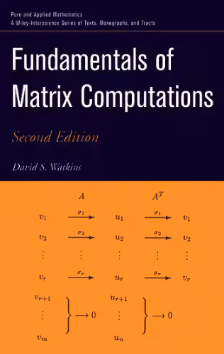 خرید و دانلود نسخه کامل کتاب Fundamentals of Matrix Computations