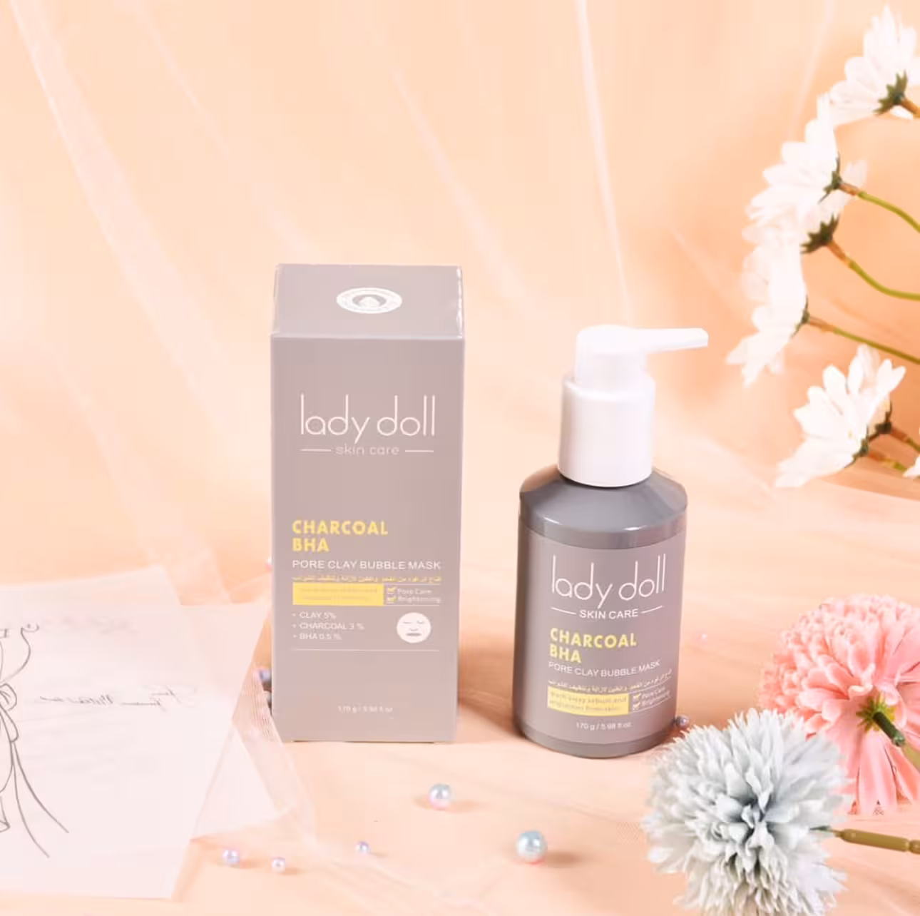 ماسک حبابی lady doll