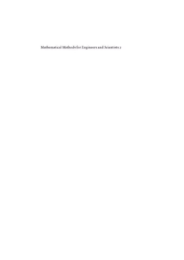 خرید و دانلود نسخه کامل کتاب Mathematical Methods for Engineers and Scientists 2 Vector Analysis,Ordinary Differential Equations and Laplace Transforms