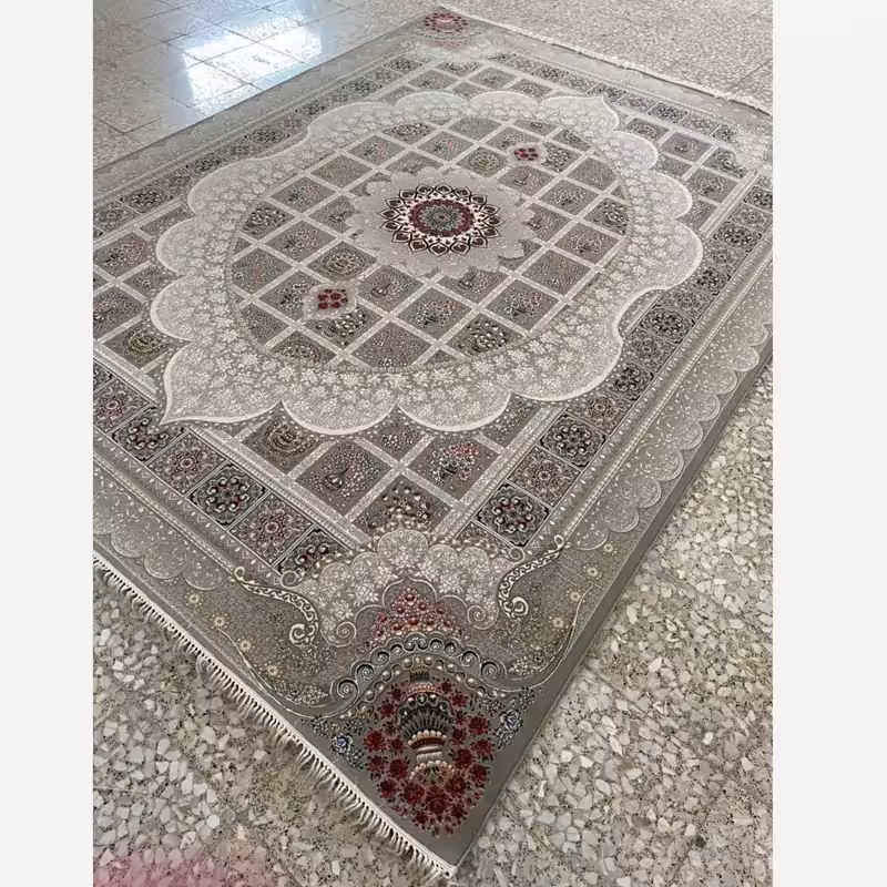 فرش ماشینی کاشان 700شانه اصلی طرح مانلی فیلی 12متری(باارسال رایگان)