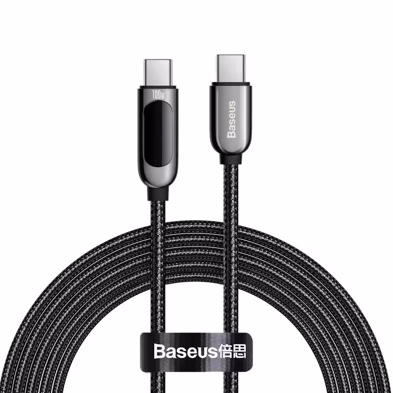 کابل USB-C باسئوس مدل Display Fast Charging 100W طول 2 متر
