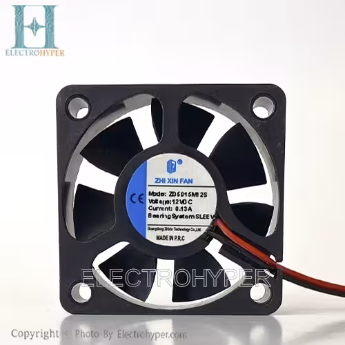 فن 5x5x1.5 دو سیم ZHIXIN 12V DC