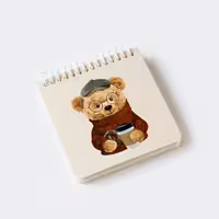دفترچه مربع خط دار خرس کیچ بوک (KITSCH BOOK)