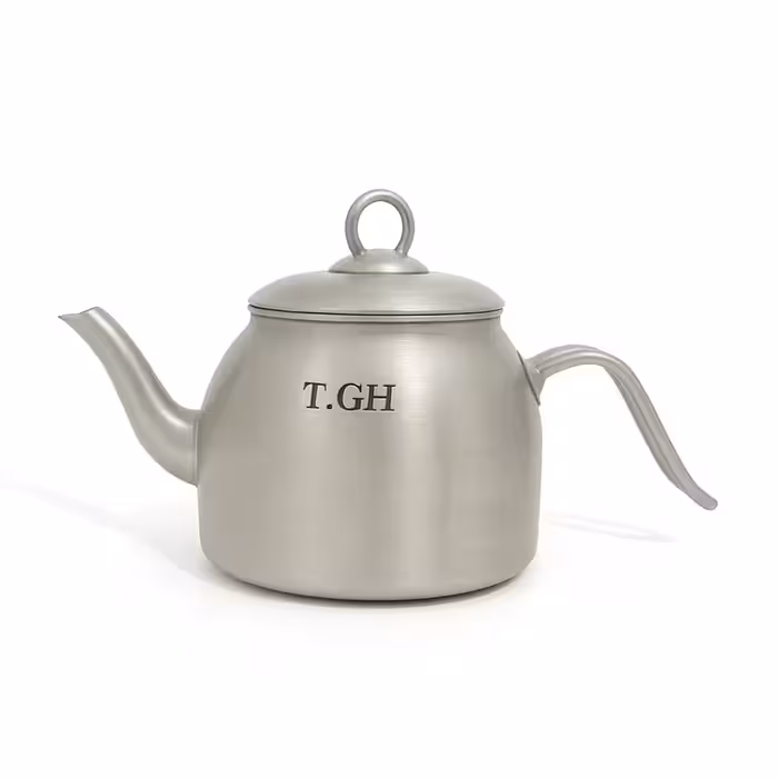 قوری قیطاسی مدل اپادانا 1 لیتری مات دسته استیل کد 1078