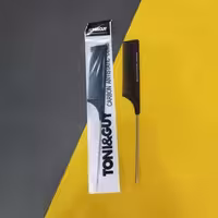 شانه دم باریک تونی 812 دم فلزی کربن /