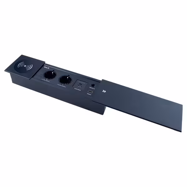 پریز توکار کشویی مدل 1033 میلو | یراقینو فروش یراق آلات کابینت و درب