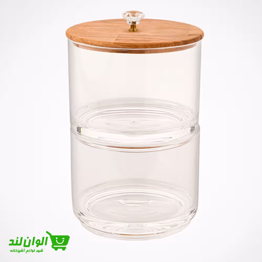 جا شکلاتی لیمون مدل دو طبقه درب چوبی 37256