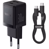 شارژر دیواری 30 وات بیسوس مدل Palm 30W به همراه کابل USB-C | آرکا 90