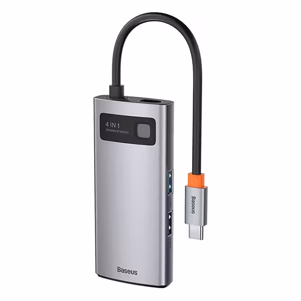 هاب 4 پورت USB-C باسئوس مدل CAHUB-CY0G