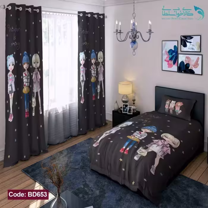 روتختی طرح سه خواهر یکنفره کد BD653